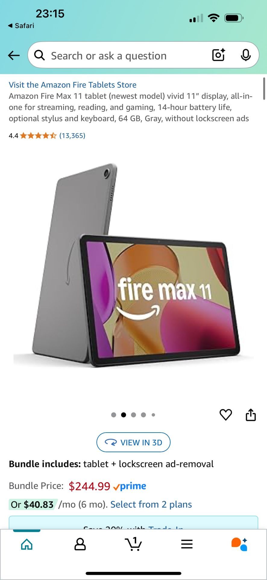 Amazon Fire Max 11 Tablet