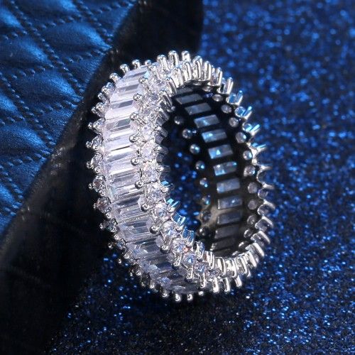 "Fashion Dainty Gems Zircon Beautiful Eternity Rings for Women, VP1415
 
