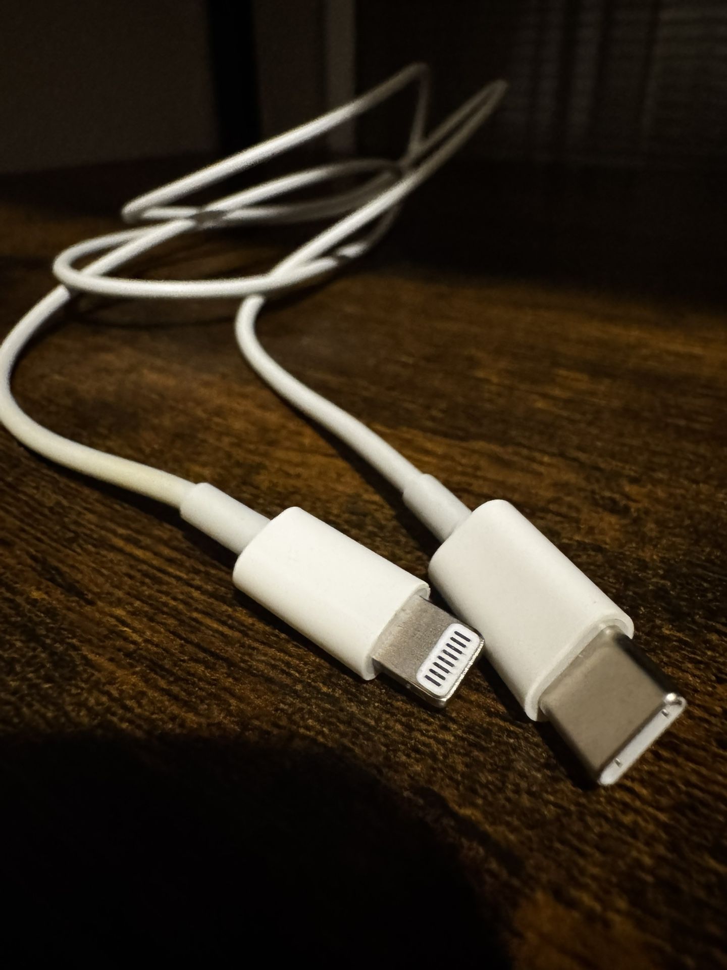 Apple Lightning to USB-C adapter cable connector