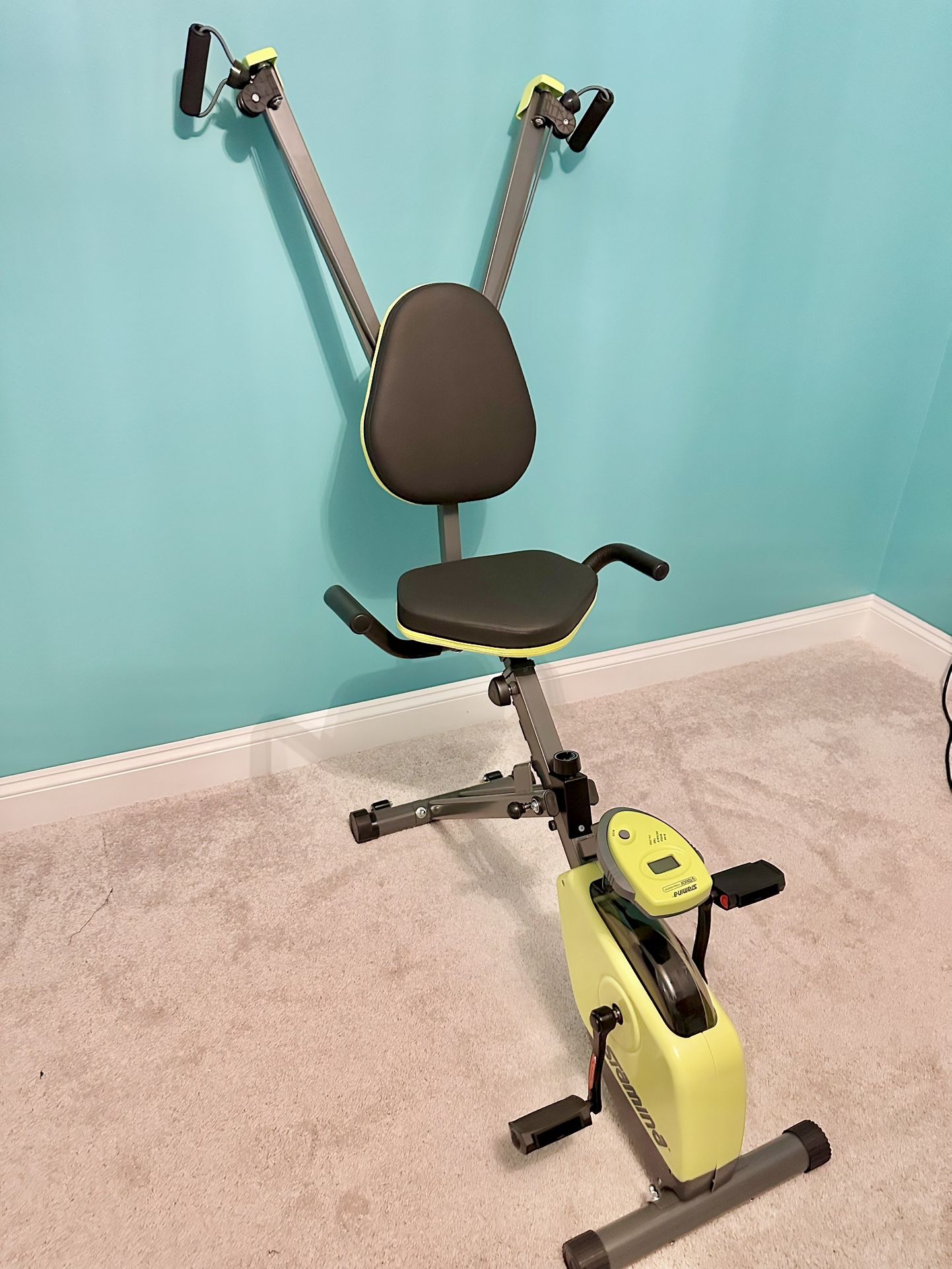 Like New Exercise bike w/ Strength System