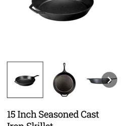 Lodge Cast Iron Skillet 15”