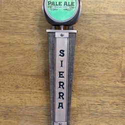 🍺 Sierra Nevada Pale Ale Tap Handle – Draught Style – Copper & Wood Finish – Craft Beer Collectible 🍃