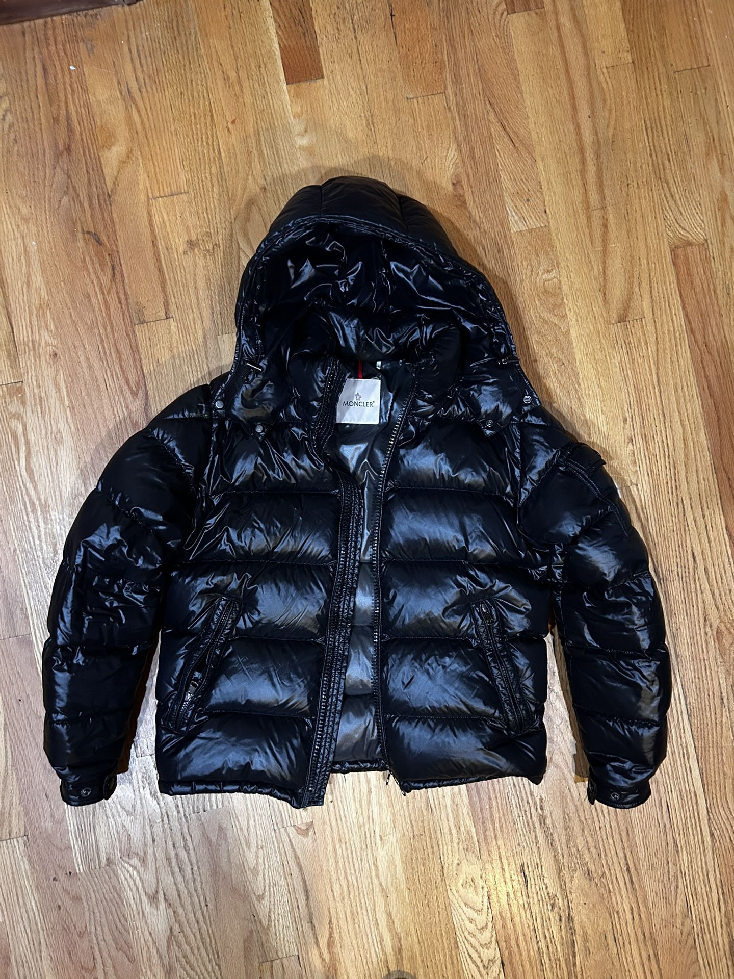 Size 2 Moncler maya jacket black