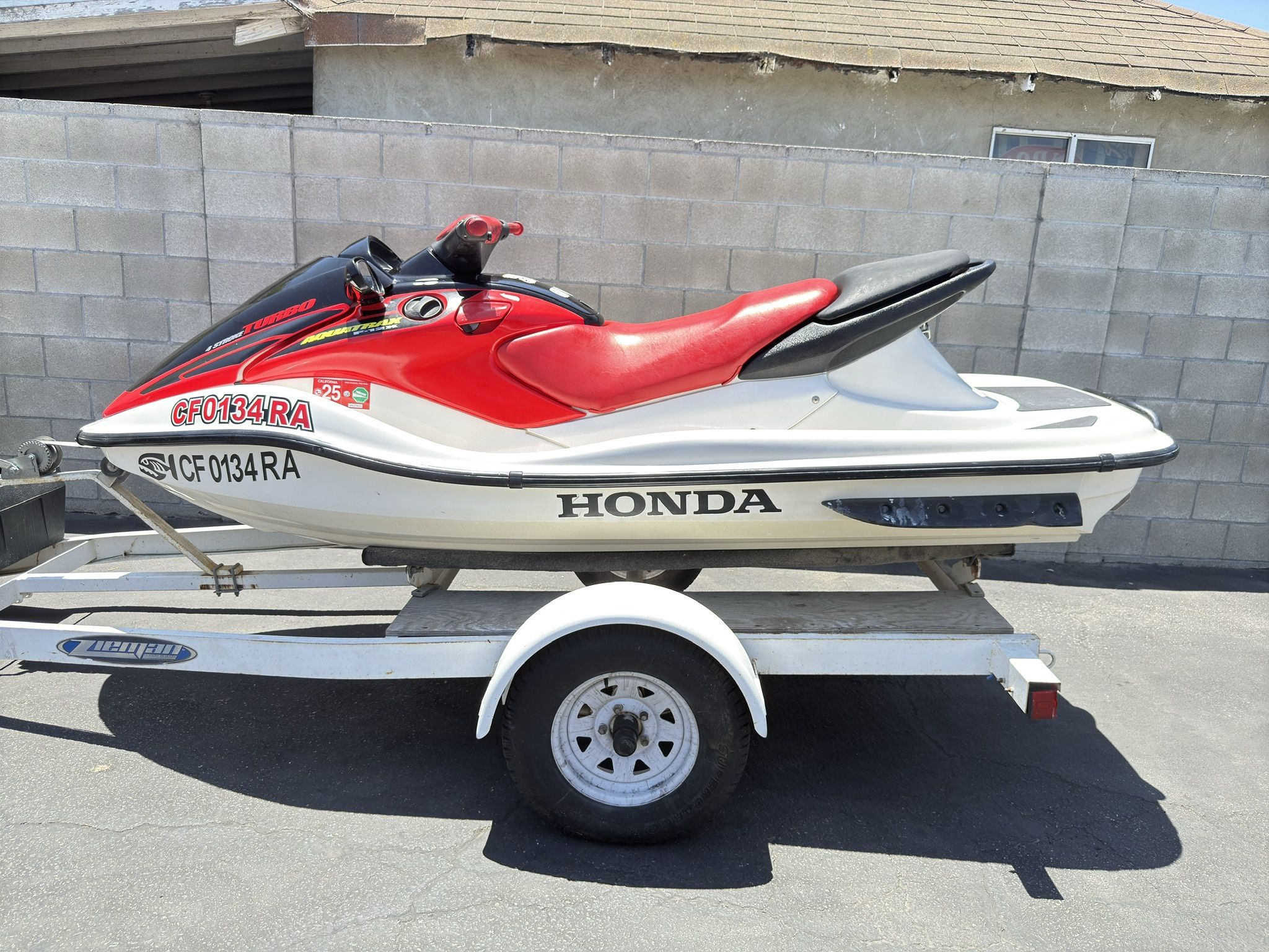 04 Honda Aquatrax Turbo Seadoo Jetski Pwc