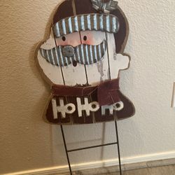 Santa Yard Sign
