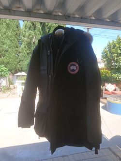 Large black Canada goose jacket