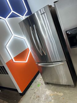 Triple doors stainless refrigerator