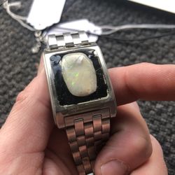 Men’s Crystal Opal & Black Tourmaline Bracelet 