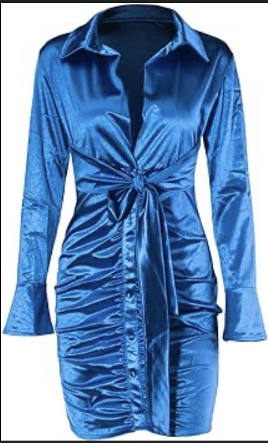 Satin Mini Dress Size 2X