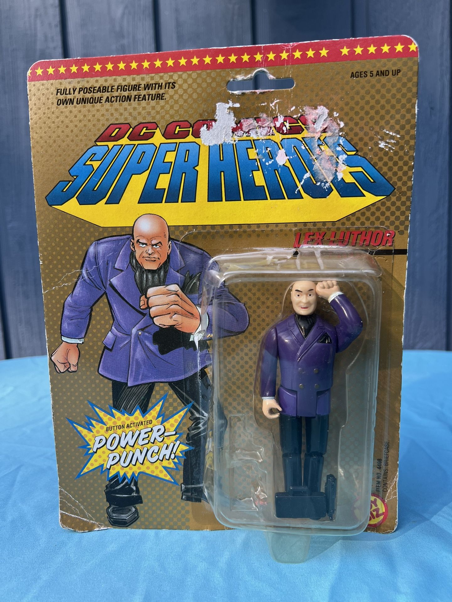 Vintage  DC Comics LEX LUTHOR Super Heroes Action Figure Toy Biz