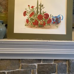 Art-  Framed. Glass Tops Priced Sep 