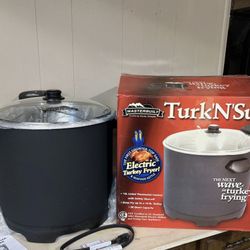 Masterbuilt Turk N Surf 28 Qt Electric Turkey Fryer & Seafood Boil Kettle NEW