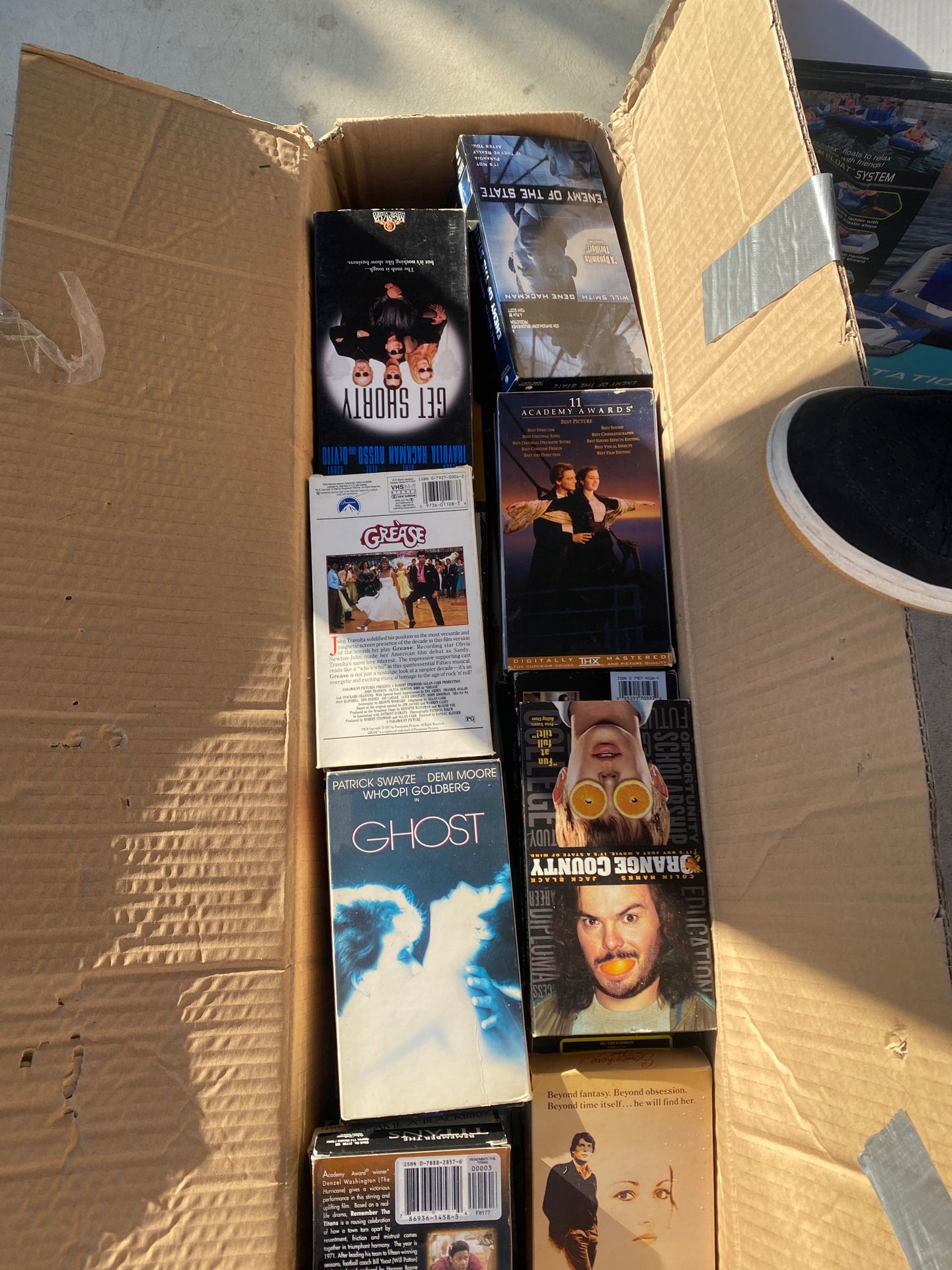 VHS TAPES (6 boxes) make me an offers