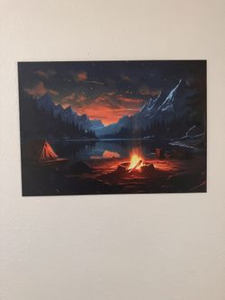 Campfire Displate