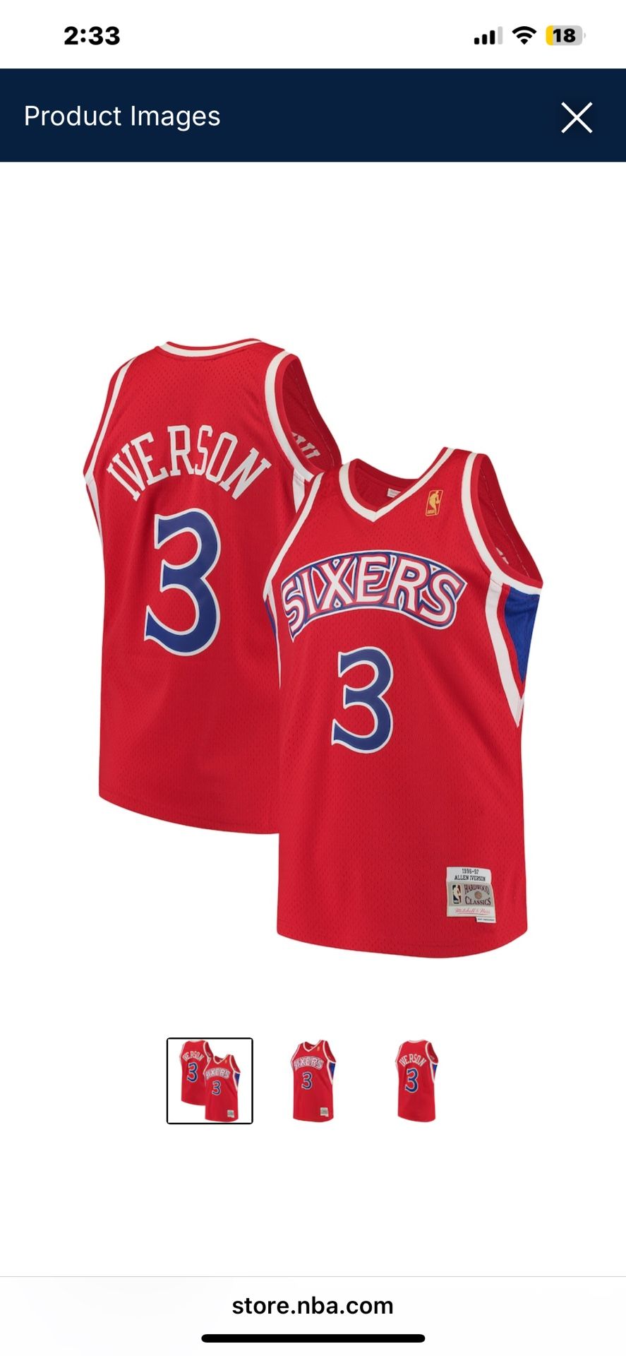 Iverson Throwback