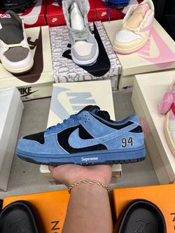 Supreme x Nike SB Dunk Low 'Ocean Fog