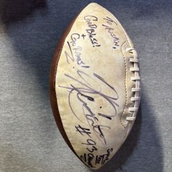 limited edition St. Louis Rams collector football Signed By Kevin Carter 