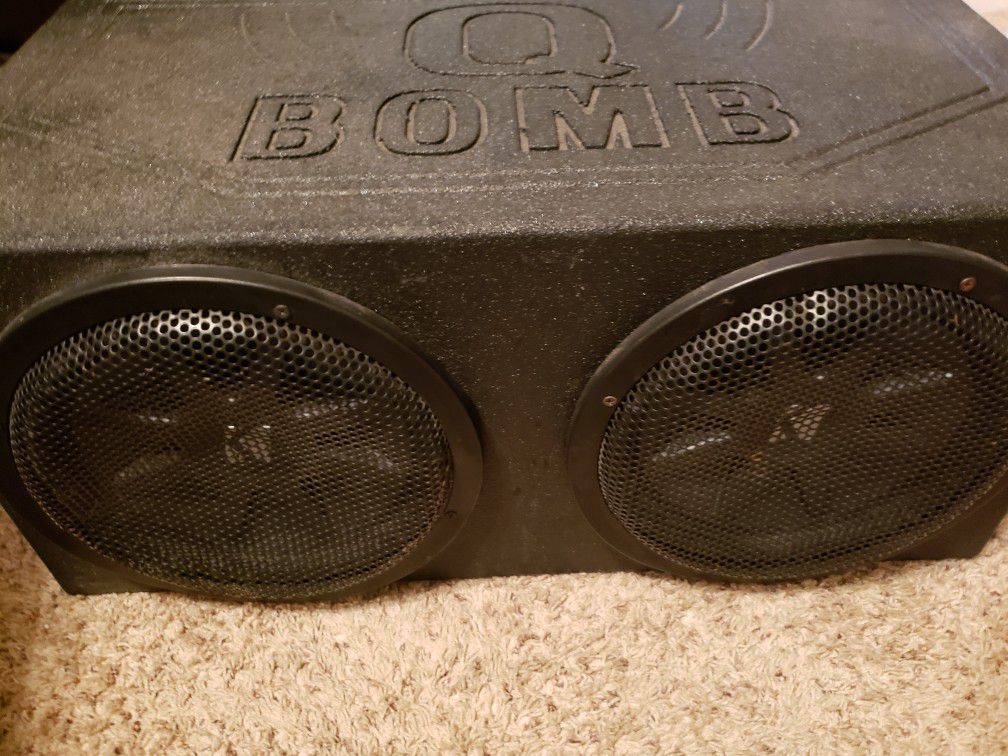 12inch speakers CVR kickers amp an pro box