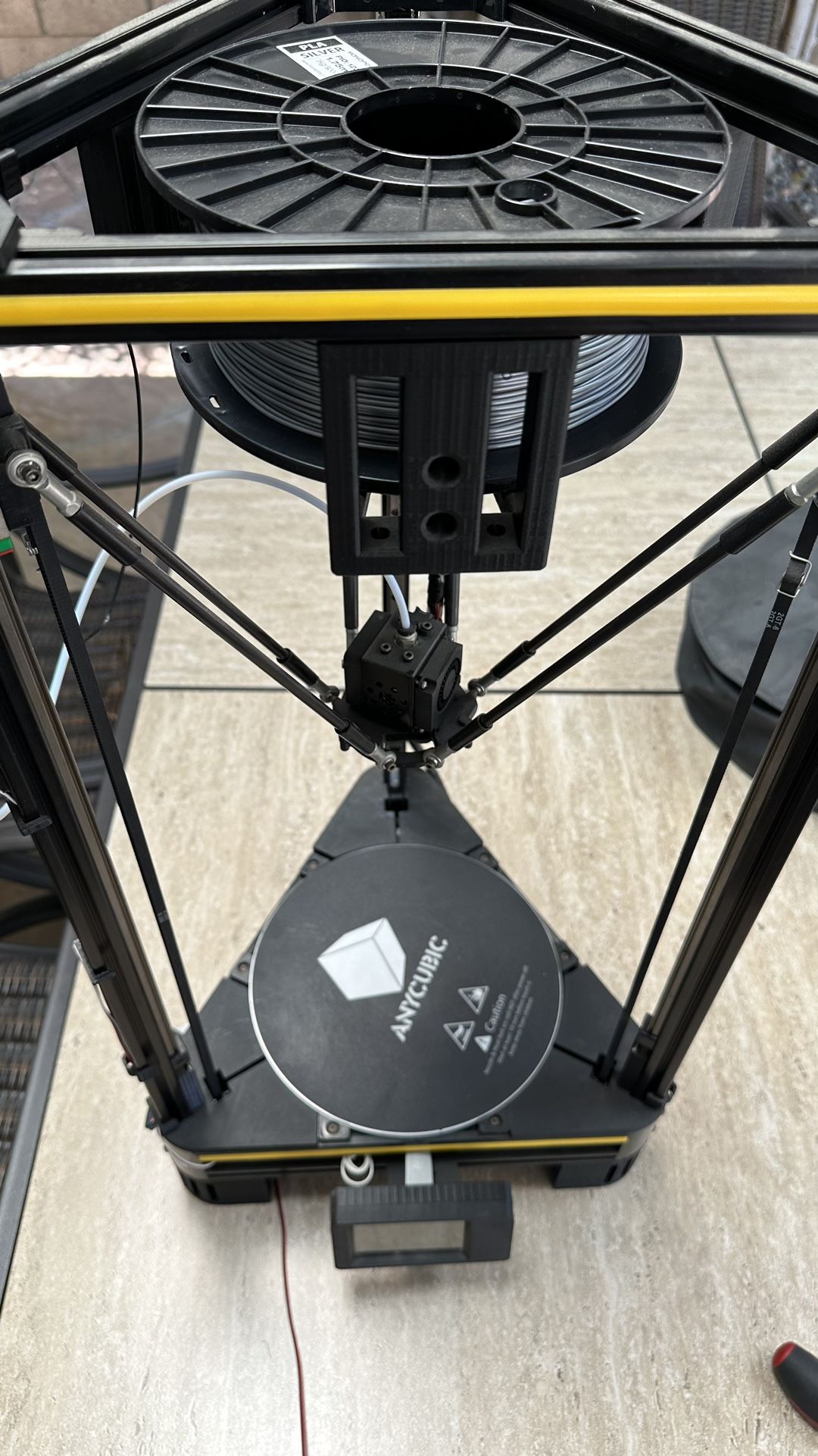 Delta 3d Printer 32bit Color Touch Screen & Wireless