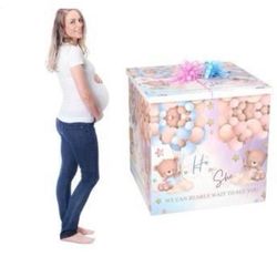 Caja De Regalo para Baby, shower grande
