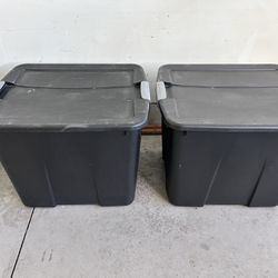 Free -  Two 20 Gallon Storage Totes