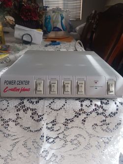 Power center for computers, accessories.