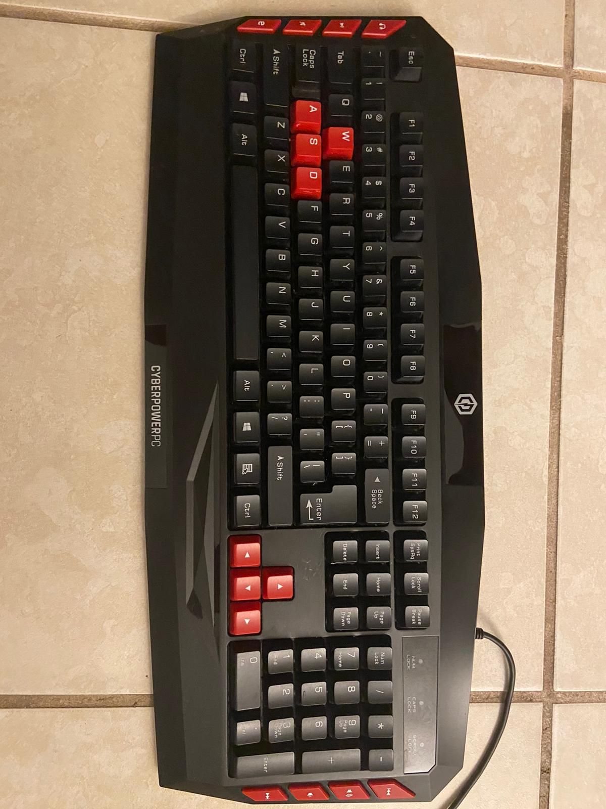 Cyber power gaming key board