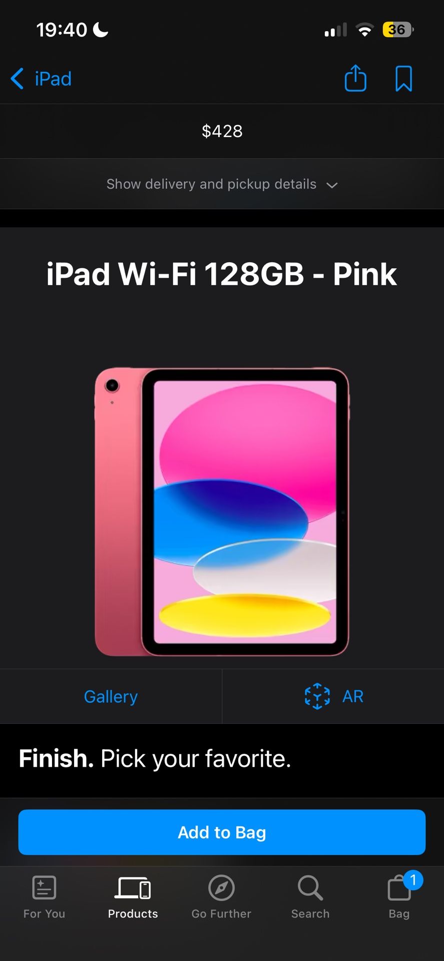 Pink iPad A16 Chip & Apple Pencil USB-C Bundle