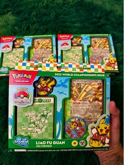 Pokemon 2025 World Championship Deck - Liao Fu Guan Joltdengo