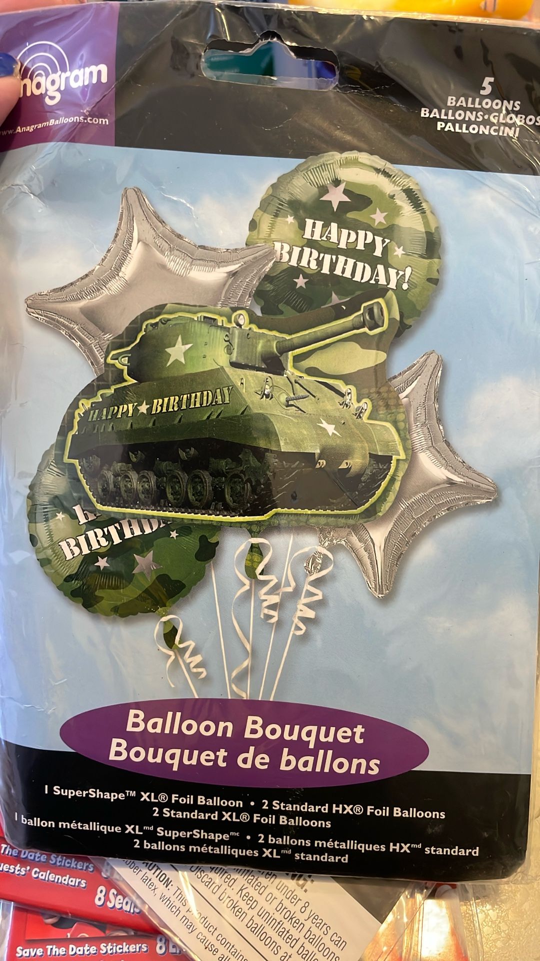 Happy birthday balloons