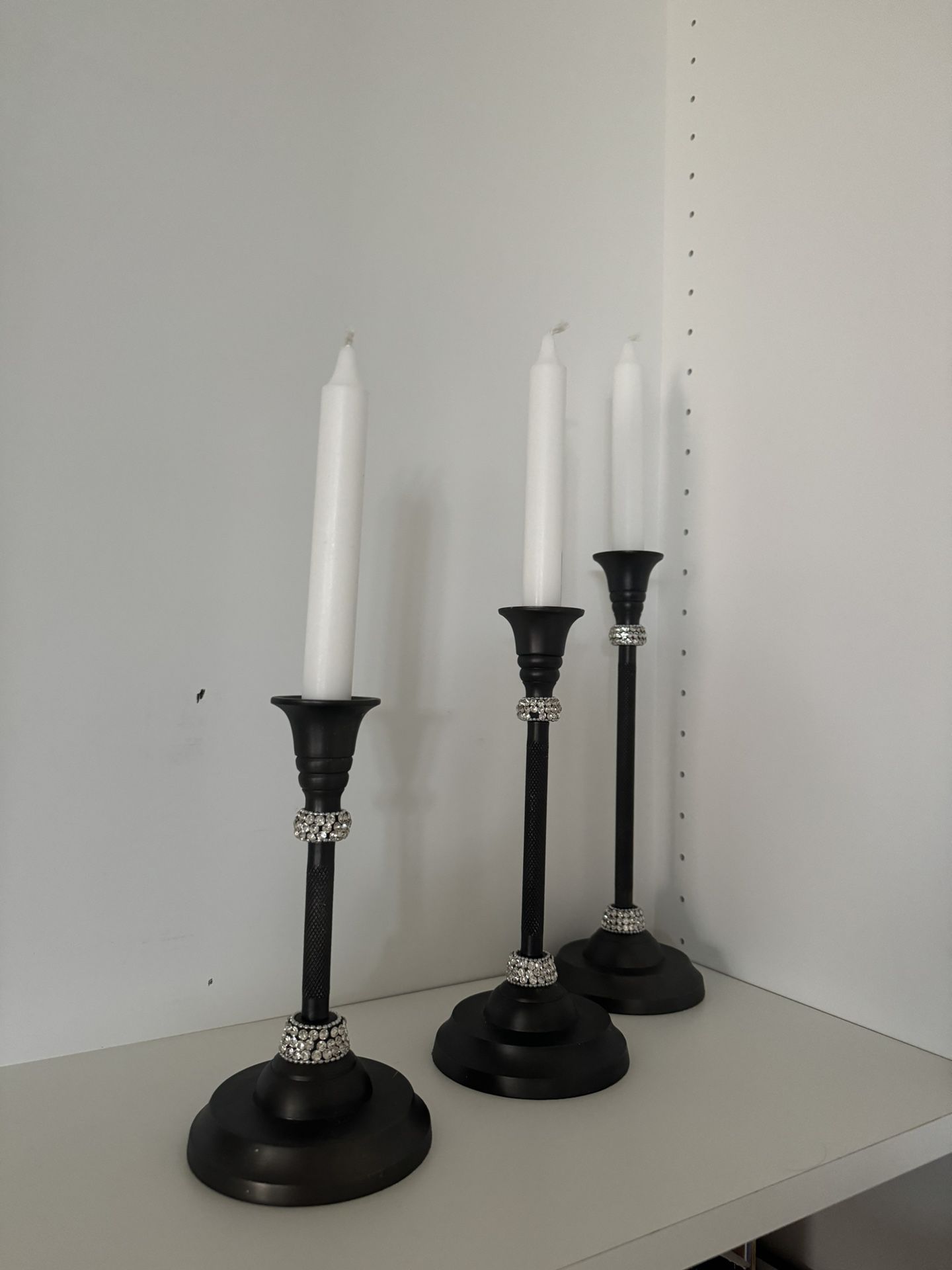 Candle Holders And Plant