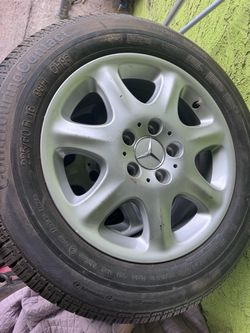 Mercedes-Benz 16" Alloy Wheel with Continental Tire