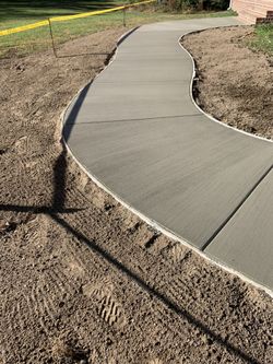 Broom Finish Sidewalk