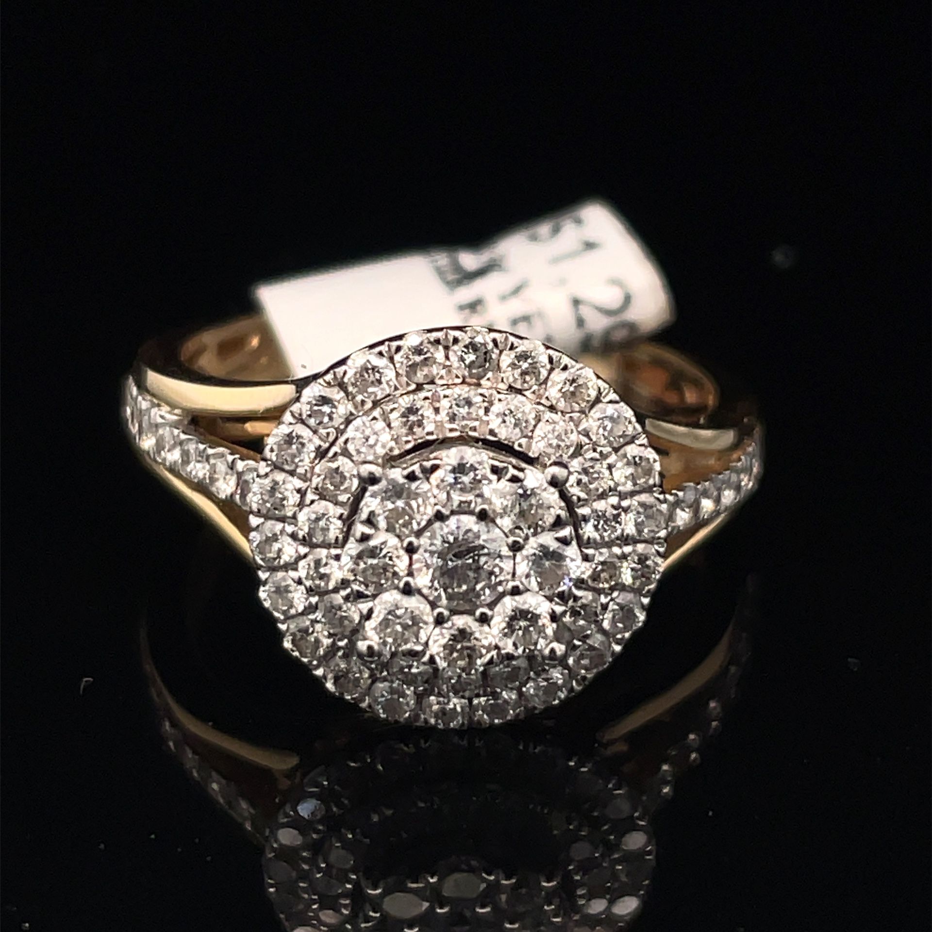 14KT Yellow Gold Diamond Ring 4.03g 1CTW Size Size 7 146365/4