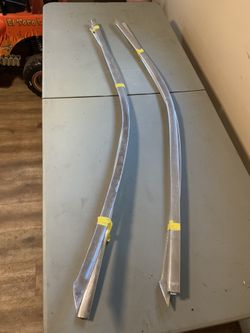 1965-66 Impala Interior Roof Rails With Post Chrome 
