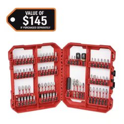 Milwaukee SHOCKWAVE Impact Duty Alloy Steel Screw Driver Bit Set (74-Piece