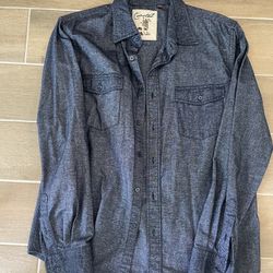 Flannel Shirt Mens Large