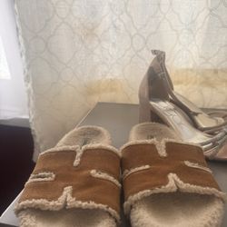 Cushionaire Fur Slippers