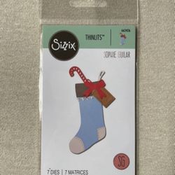 Sizzix 663426 Christmas Stockings Thinlits Die Set