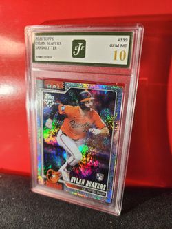 2026 Topps Dylan Beavers Baltimore Orioles Glitter Rookie Card 339 EJE 10 Gem MT