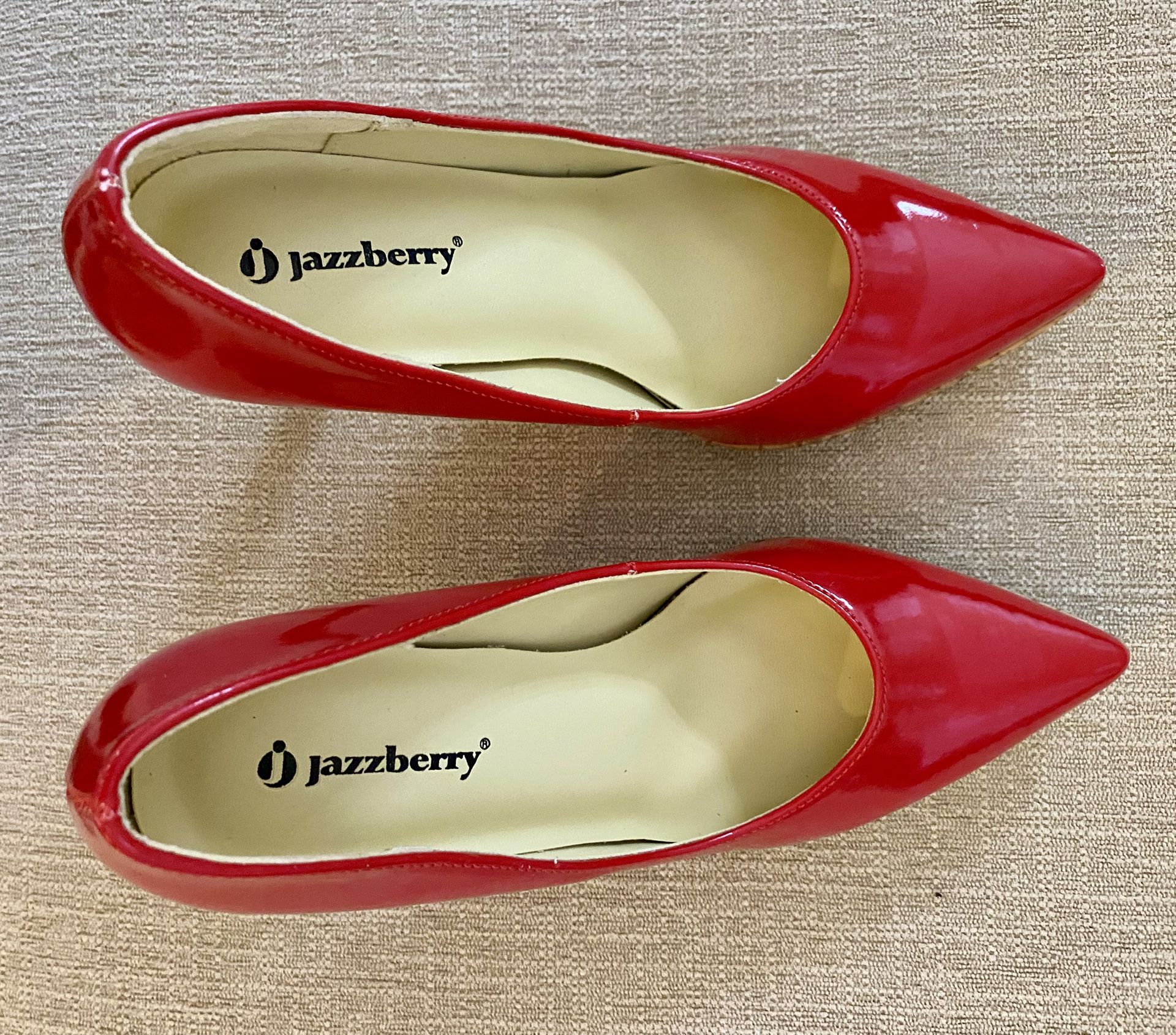 Red Patent Leather 4 Inch Heels