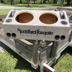 Rockford Fosgate Speaker Cabinet   80s Era