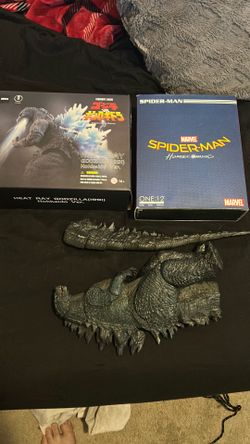 Hiya & Neca Godzilla Figures + Spider-Man Figure Bundle – Collector Display Lot