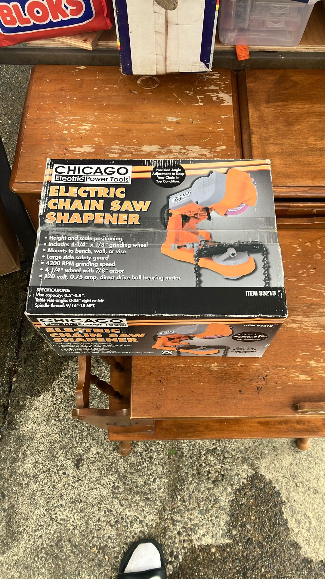 Electric Chain Saw Sharpener