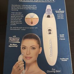 Pore cleaning device with vacuum action 