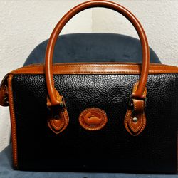 Vintage Dooney & Bourke Pebbled Leather Satchel