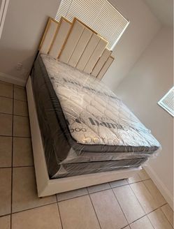 NEW MATTRESS QUEEN SIZE PILLOW TOP WITH BOX SPRING