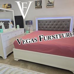 Queen Bedroom Set 4pc ✨️ 