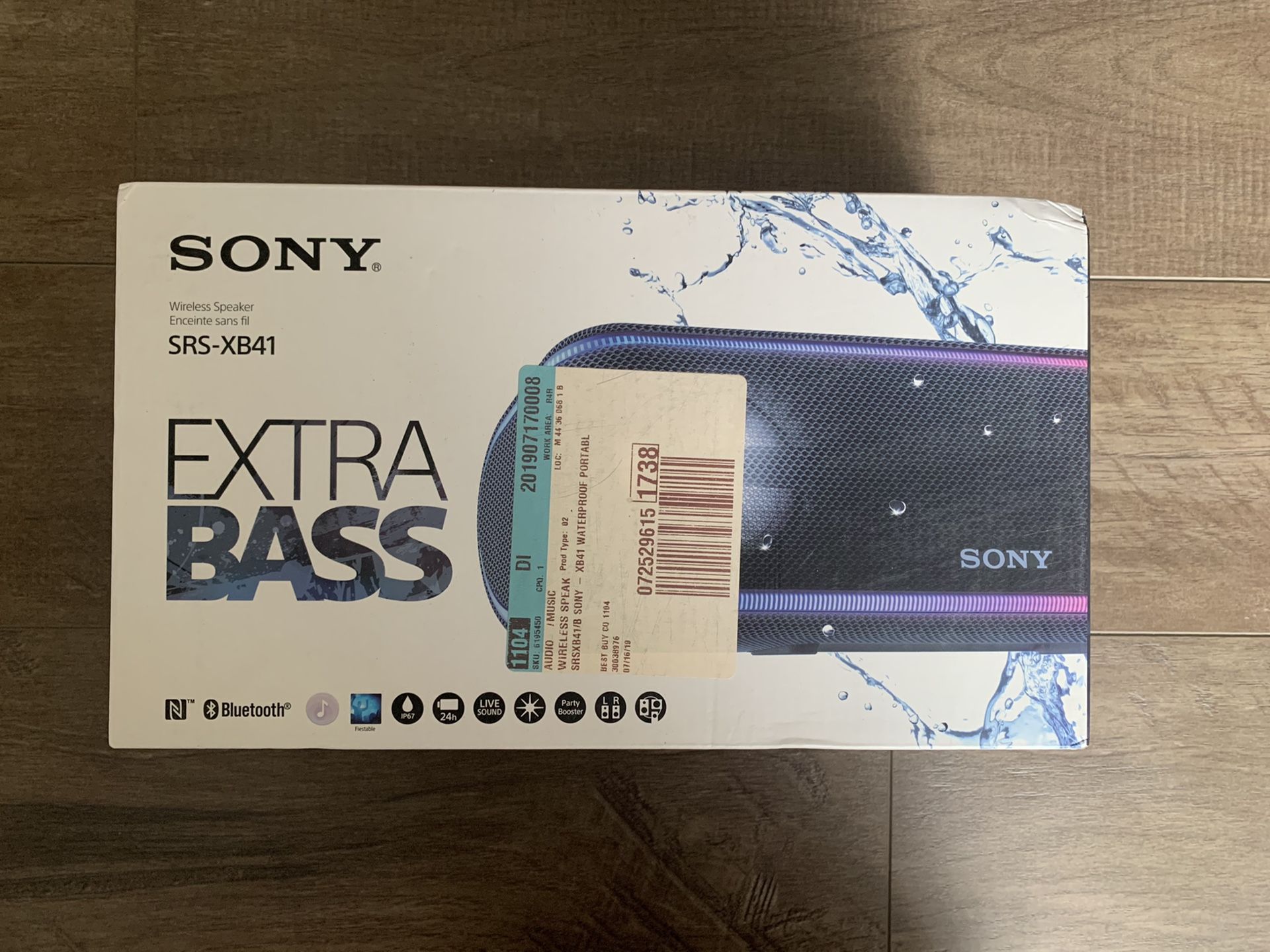 Sony Bluetooth Extra Bass Speaker