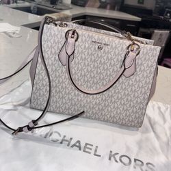 Light Pink Michael Kors Medium Satchel Purse